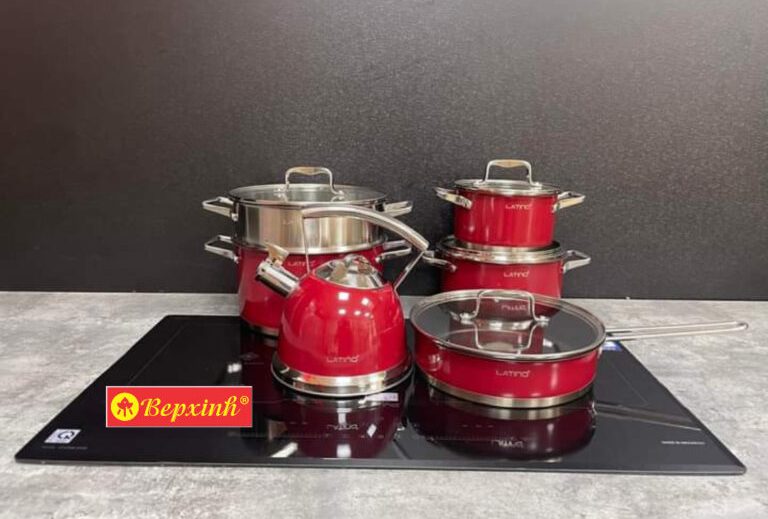 Bộ nồi từ inox Latino