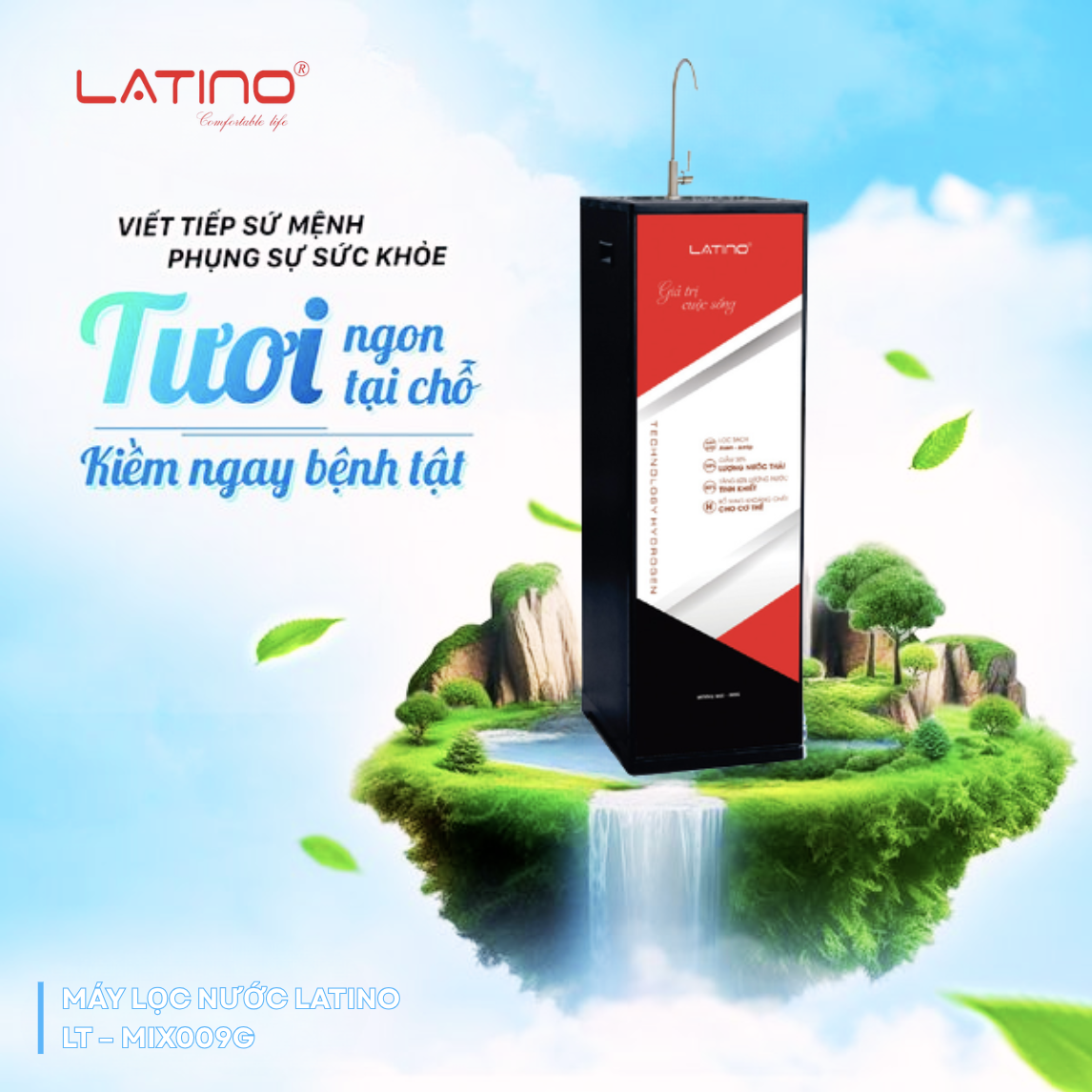 Máy lọc nước đến từ thương hiệu Latino