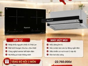 COMBO BẾP TỪ LATINO LT-035I + MÁY HÚT MÙI ÂM TỦ LT-AT700 CLASSIC