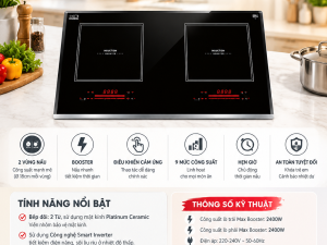 BẾP TỪ ĐÔI LATINO LT-828PRO.V2